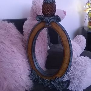 Antique PINEAPPLE shaped mirror